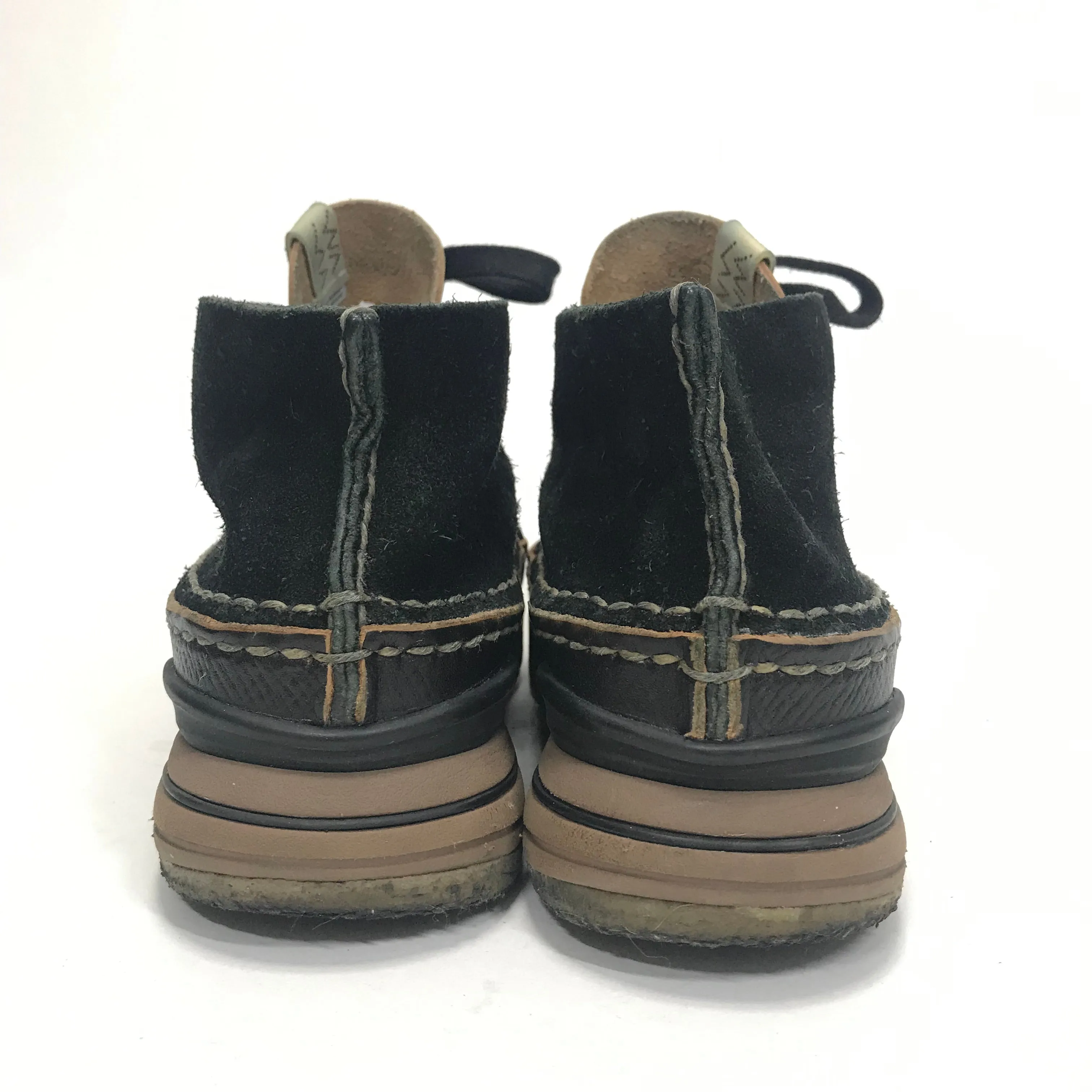 [10] Visvim 19SS Canoe Moc Folk Black