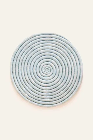 12" Sisal Placemat - Light Blue
