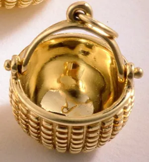 14k Nest Open Basket 5/8"