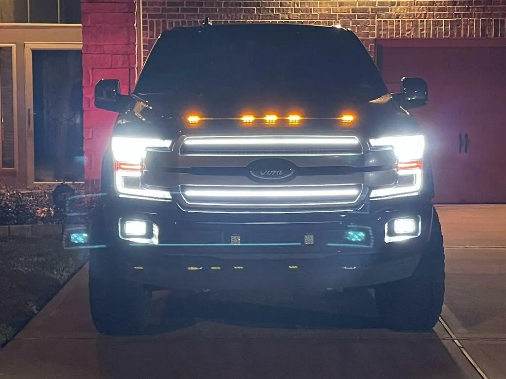 2018-2020 F150 Grill Accent LED Lights | XL, STX, XLT, KR, Lariat