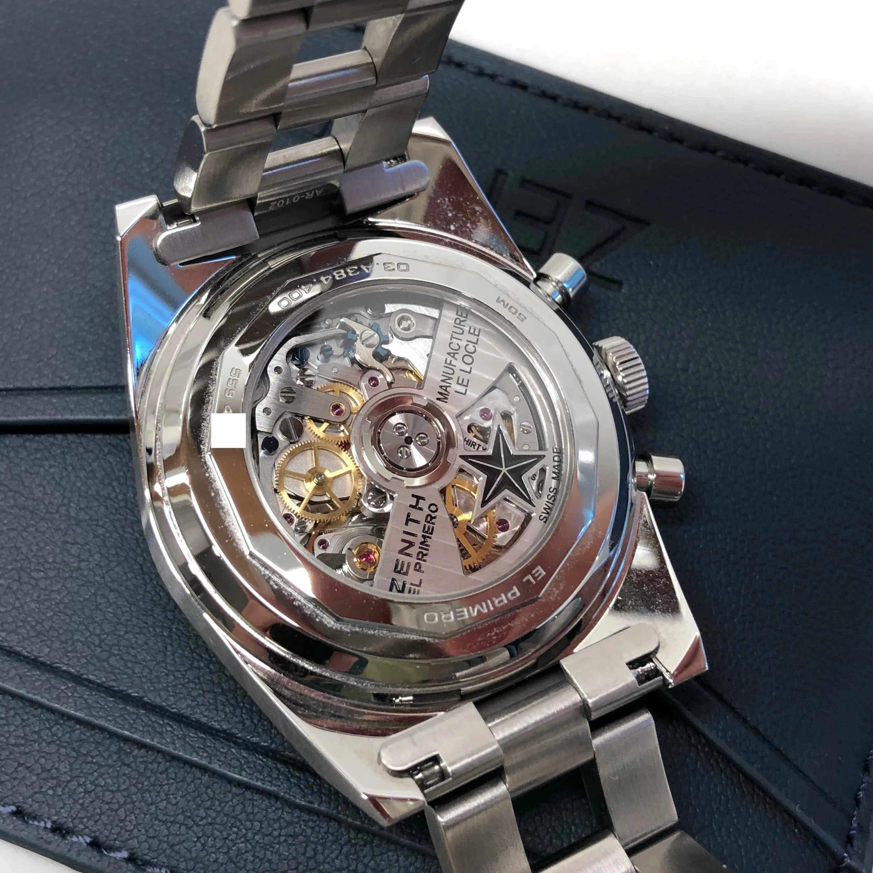 2024 Zenith El Primero Chronomaster Revival A384 03.A384.400/21/M384 Wristwatch with Box and Papers