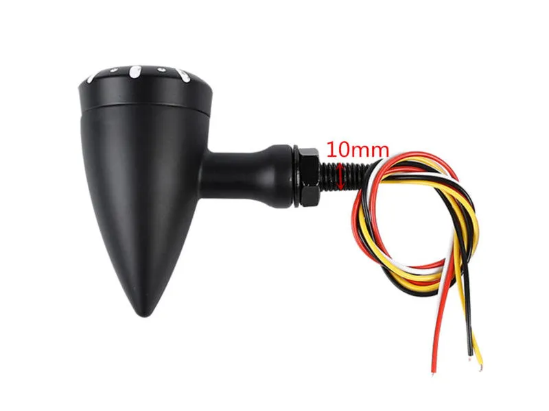 2pcs Bullet LED Turn Signal Blinker Indicators Harley Bobber Chopper