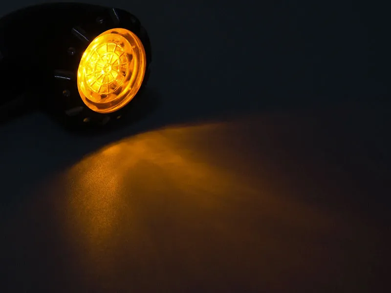 2pcs Bullet LED Turn Signal Blinker Indicators Harley Bobber Chopper