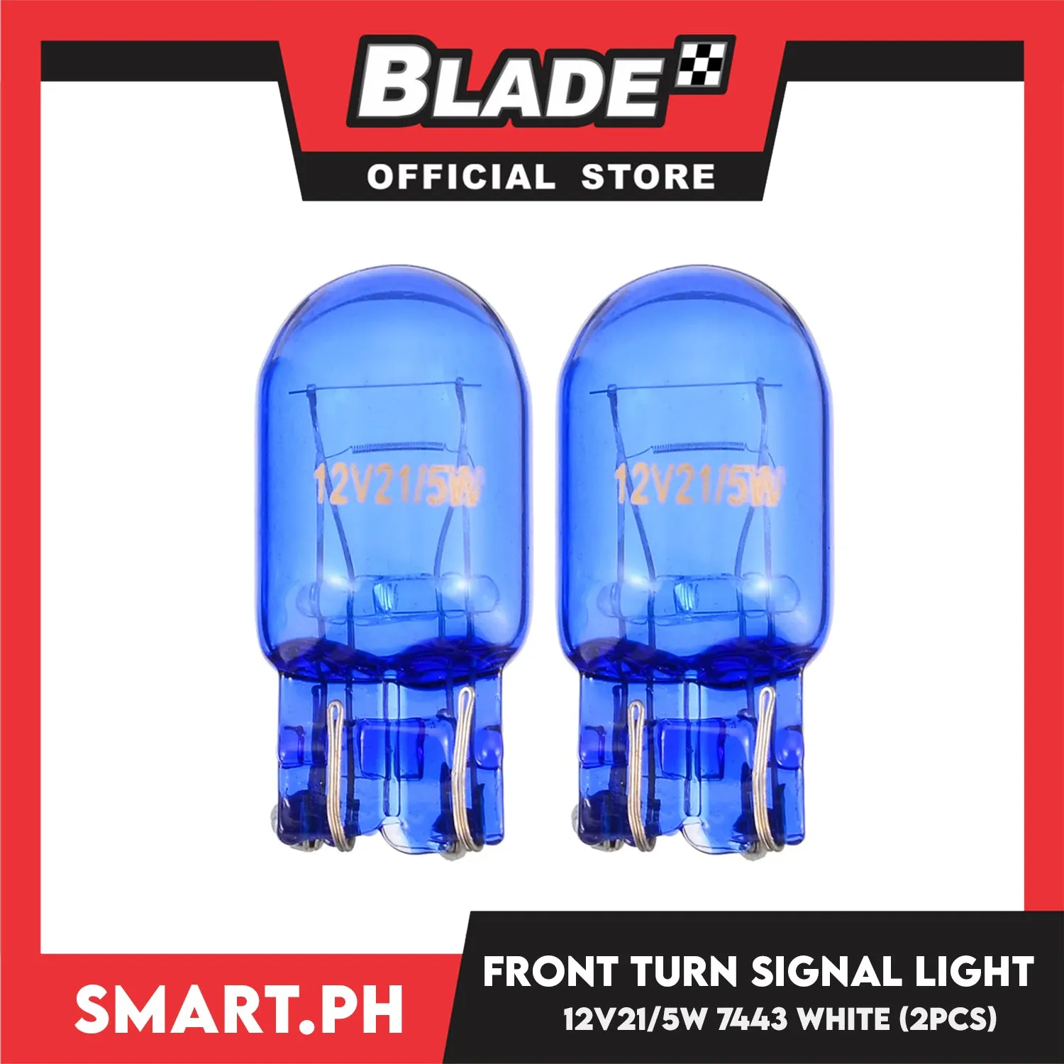 2pcs Halogen Perfect Bulb Car Light Bulb T20 12V 21/5W (7443) (Light Color) Dual Contact, Car Light Indicator Reversing Light Bulb Stop Light Rear Turn Signal