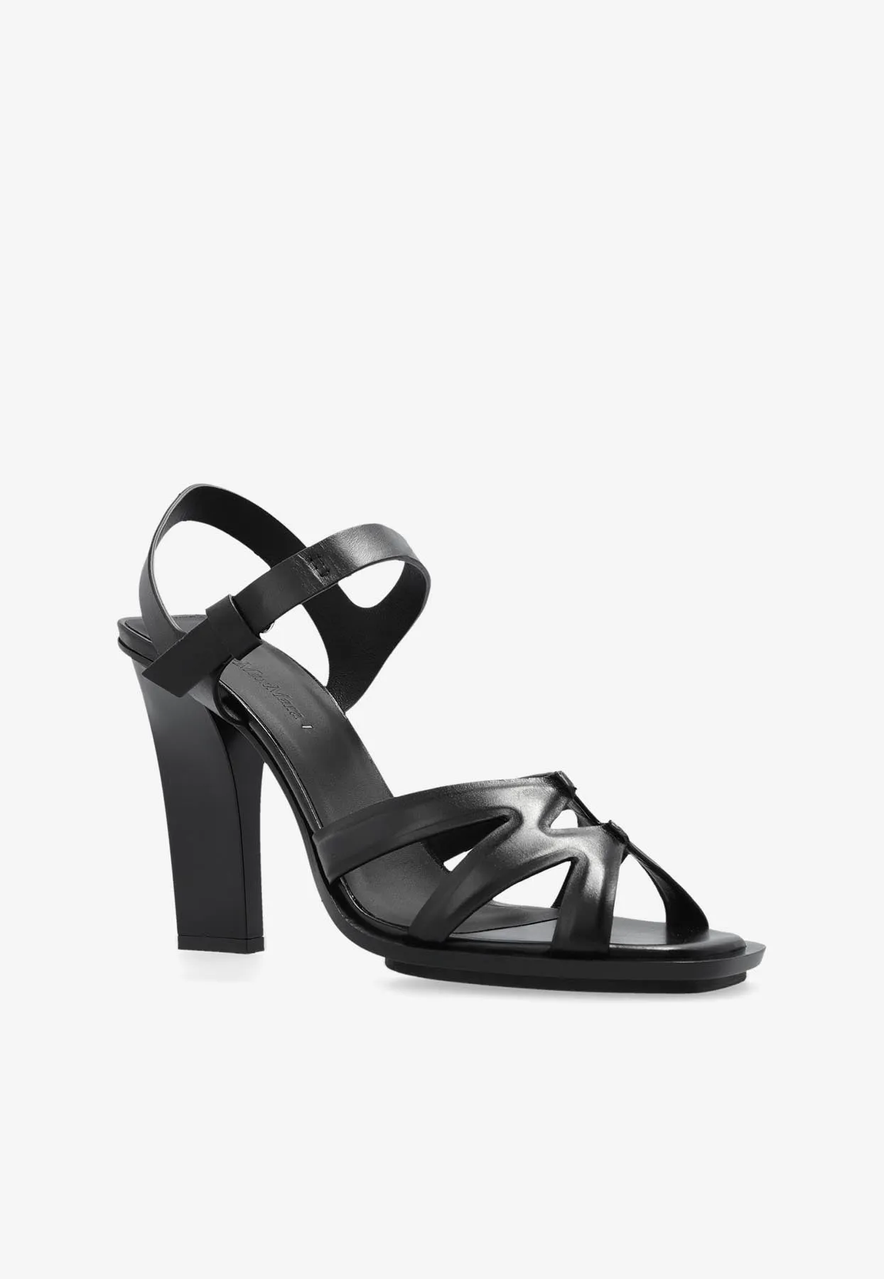 95 Caged Leather Sandals
