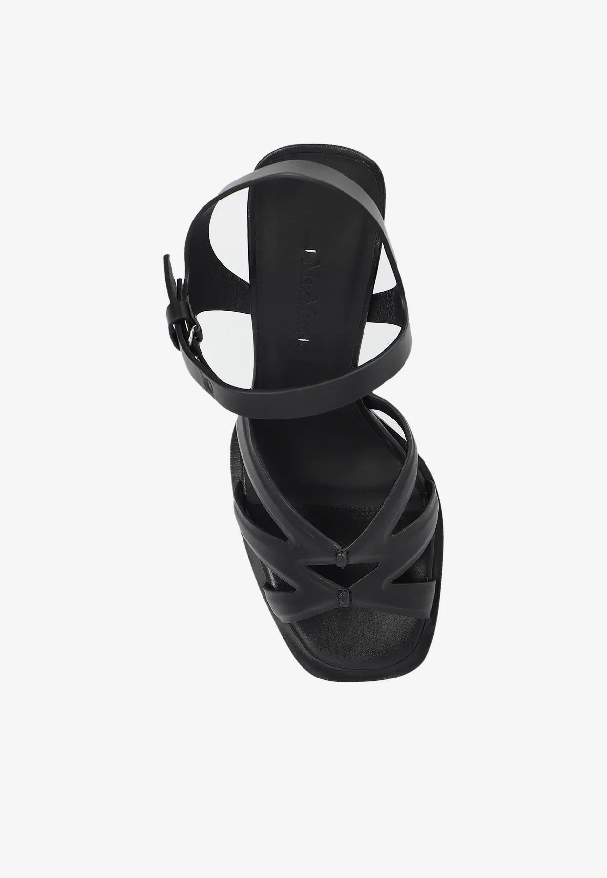 95 Caged Leather Sandals