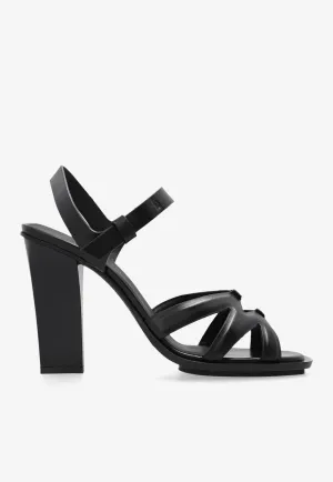 95 Caged Leather Sandals