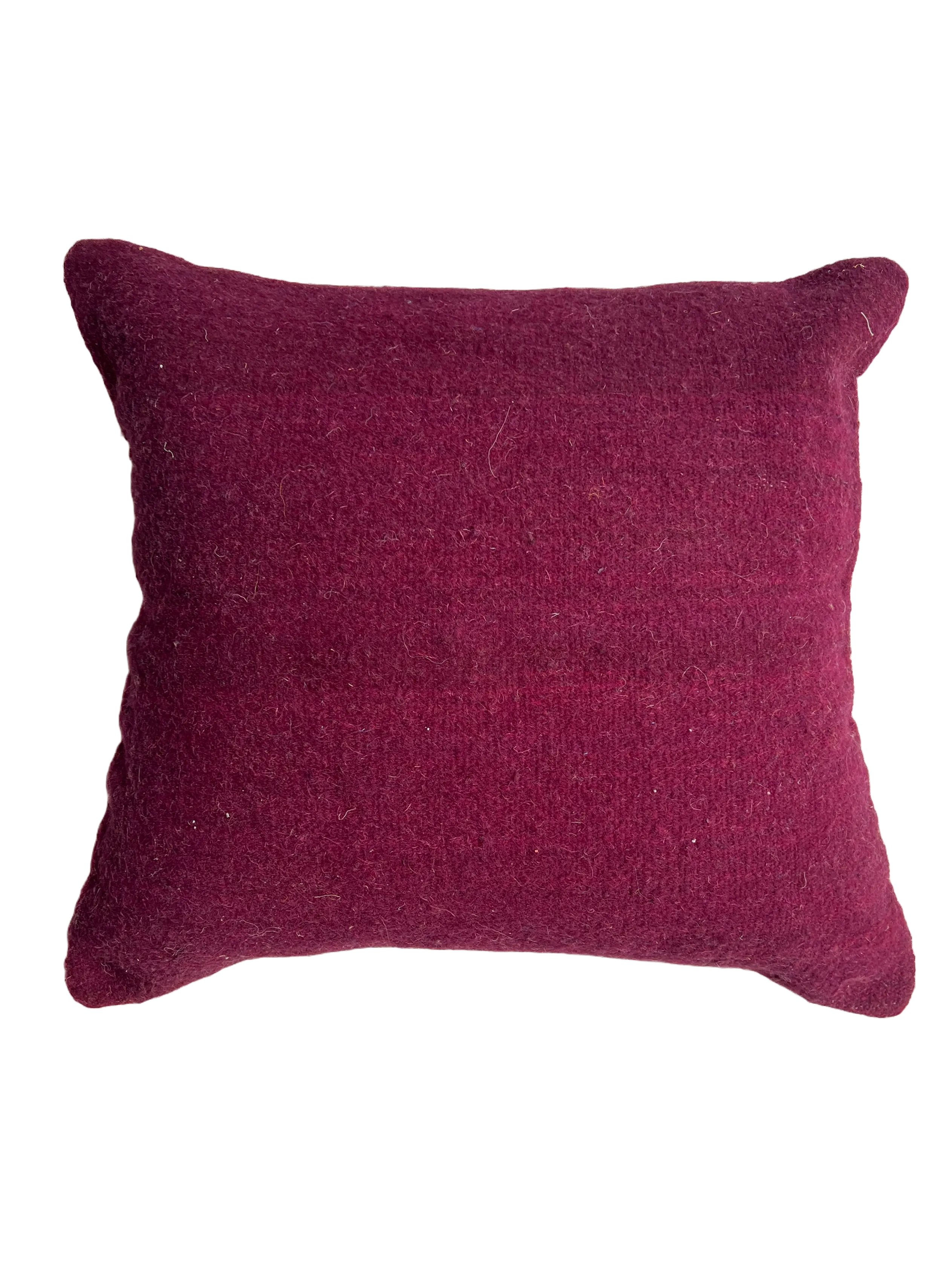 Anzal's Flatweave Pillow - Solid Purple