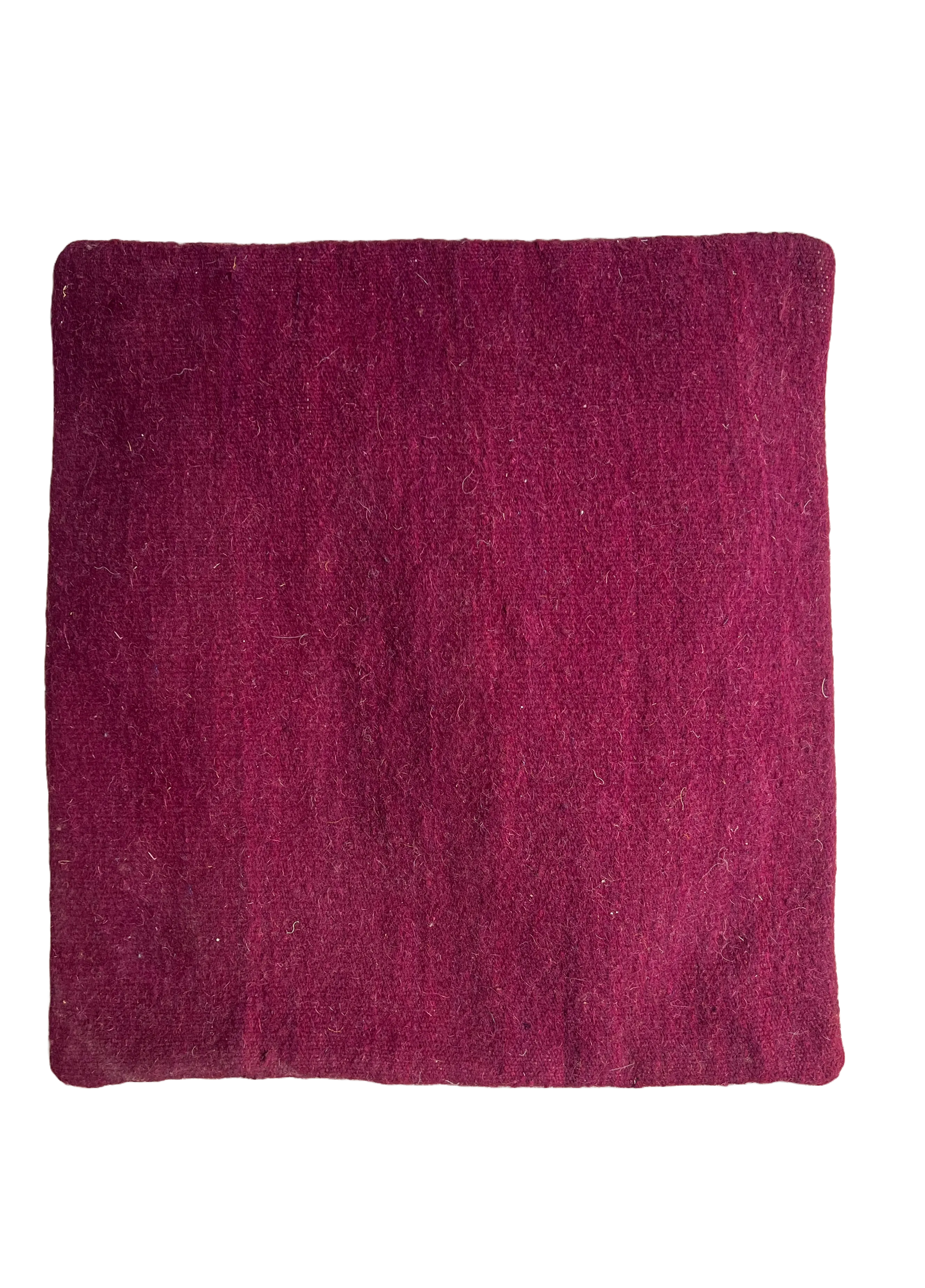 Anzal's Flatweave Pillow - Solid Purple