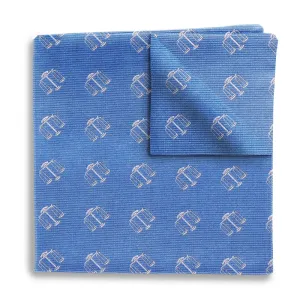 Atticus Blue - Pocket Squares