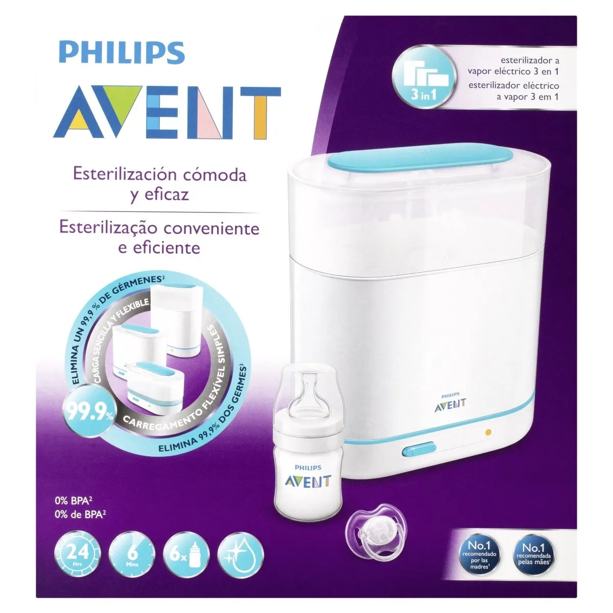 Avent 3-in-1 Electric Steam Steriliser