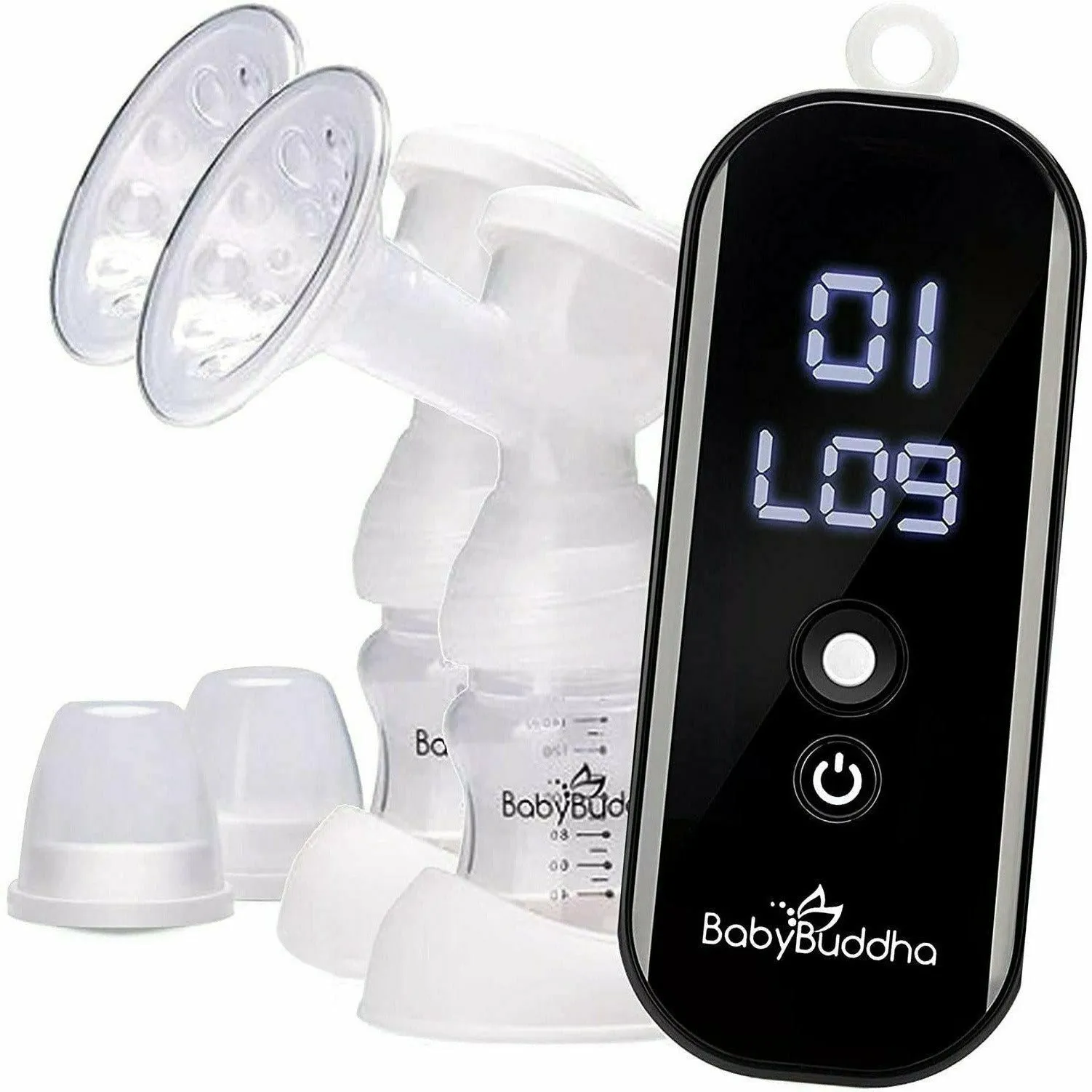 BabyBuddha Double and Single Maximum Strength Battery Powered Electric Breast Pump - UK Stock - 320 mmHg