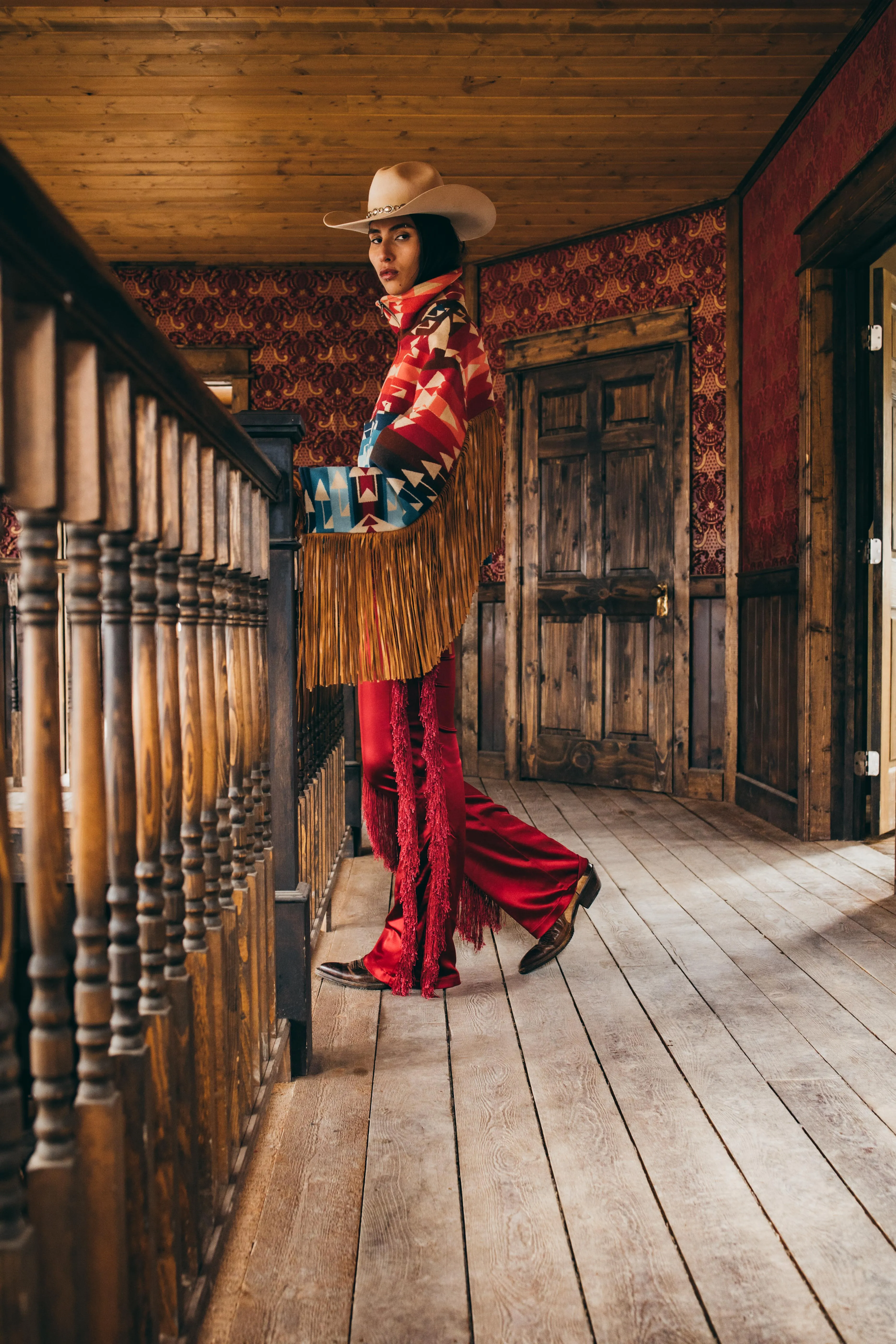 Big Thunder Fringe Cropped Archer