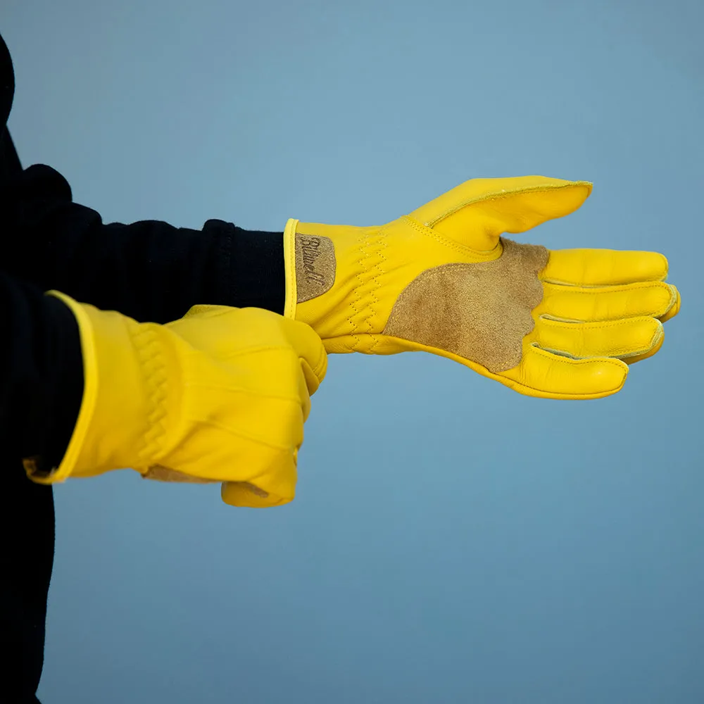BILTWELL WORK 2.0 LEATHER GLOVE [BLACK]