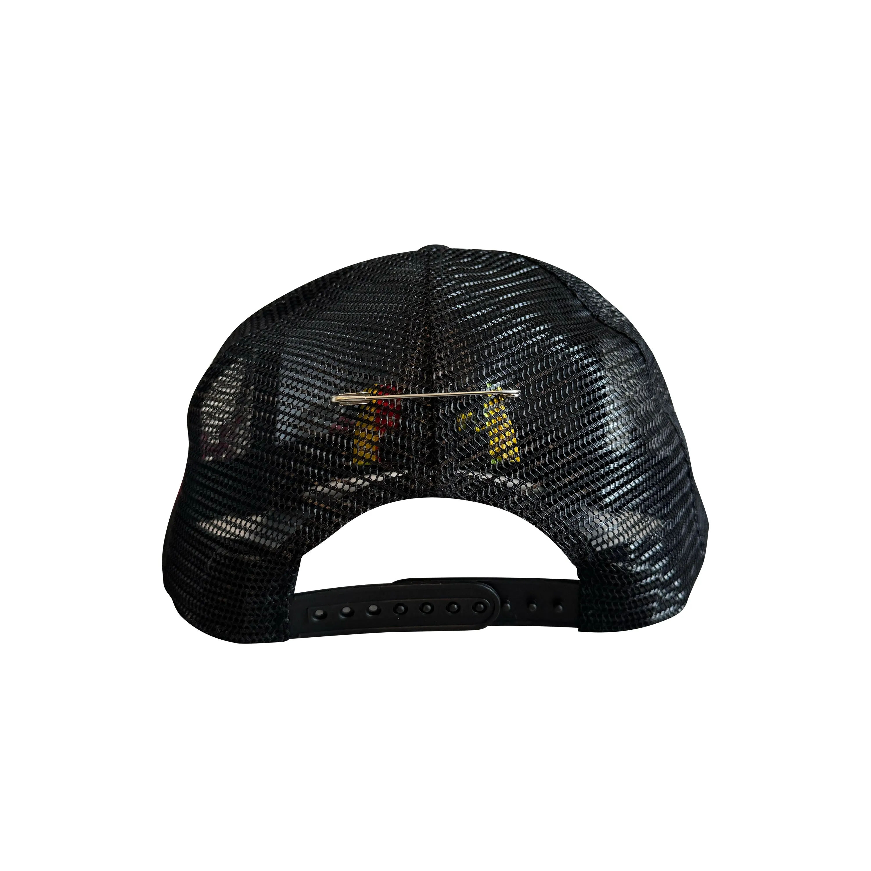 BLACK SUEDE 🕉️ TRUCKER HAT