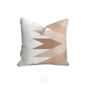 Bohemian pillow, mid century inspired, geometric, retro style, Interior decor, home decor, pillow cover and insert, home accent pillow