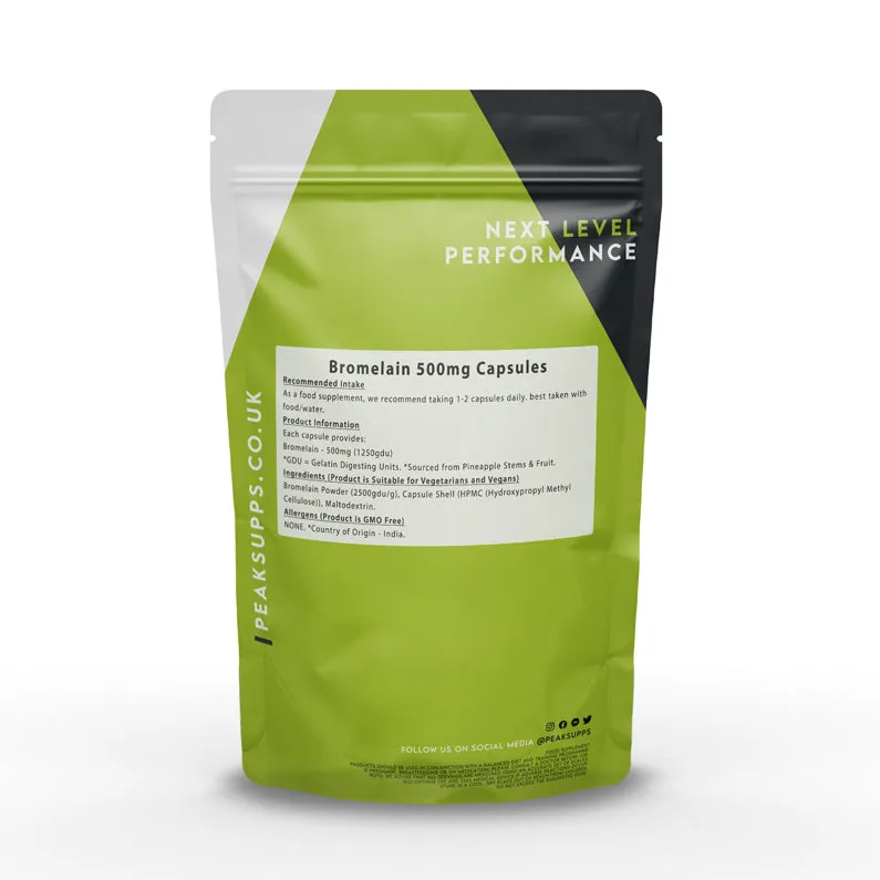 Bromelain 500mg Capsules