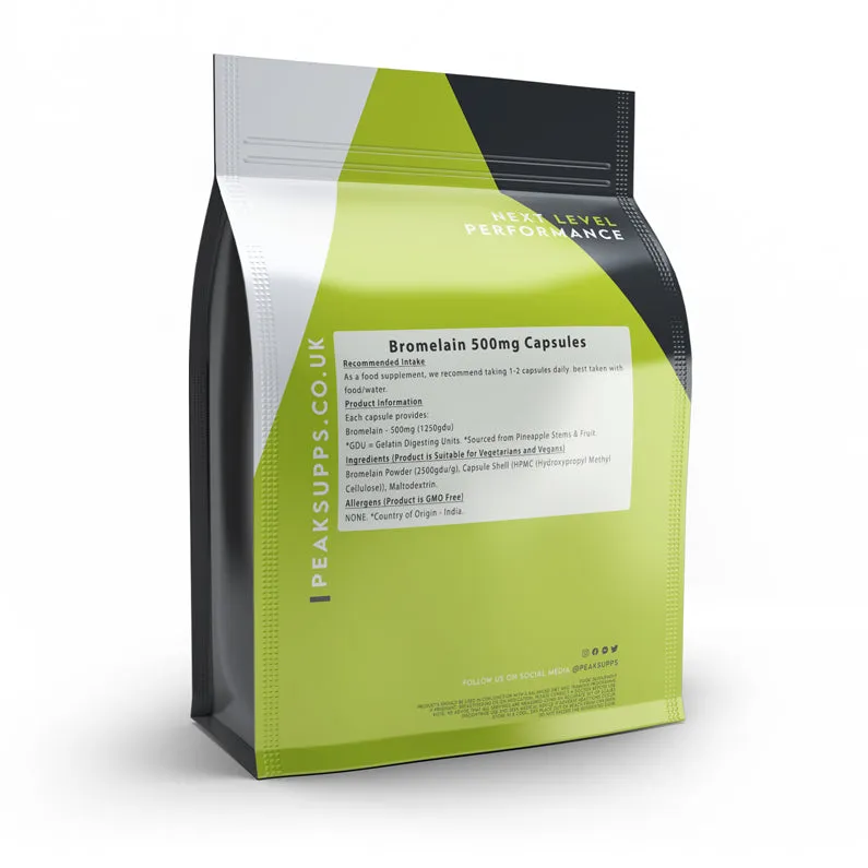 Bromelain 500mg Capsules