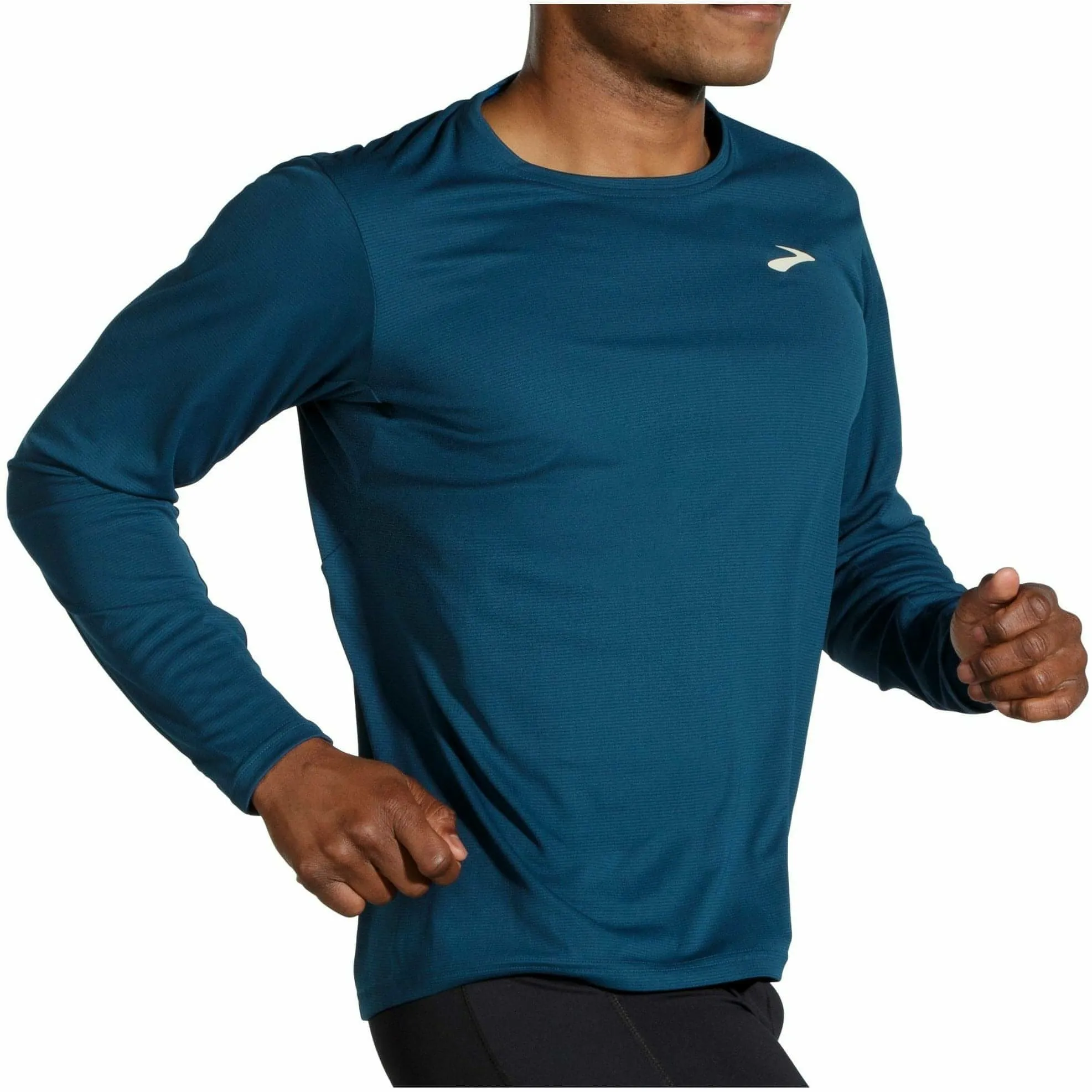 Brooks Atmosphere Long Sleeve Mens Running Top - Blue