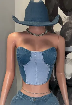 CASEY BLUE COWGIRL HAT