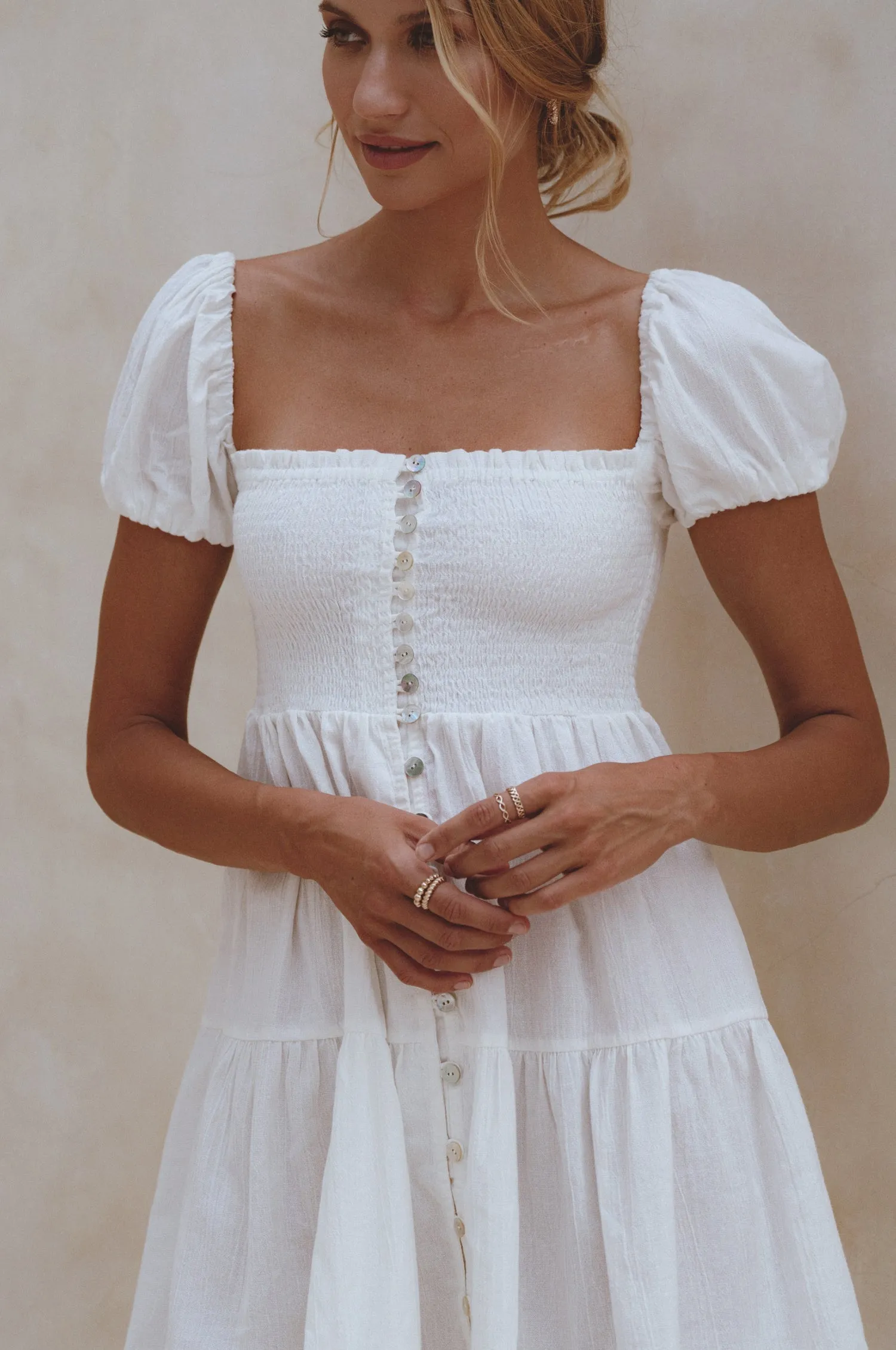 Catalina Linen Mini Dress – Effortless Charm & Timeless Comfort