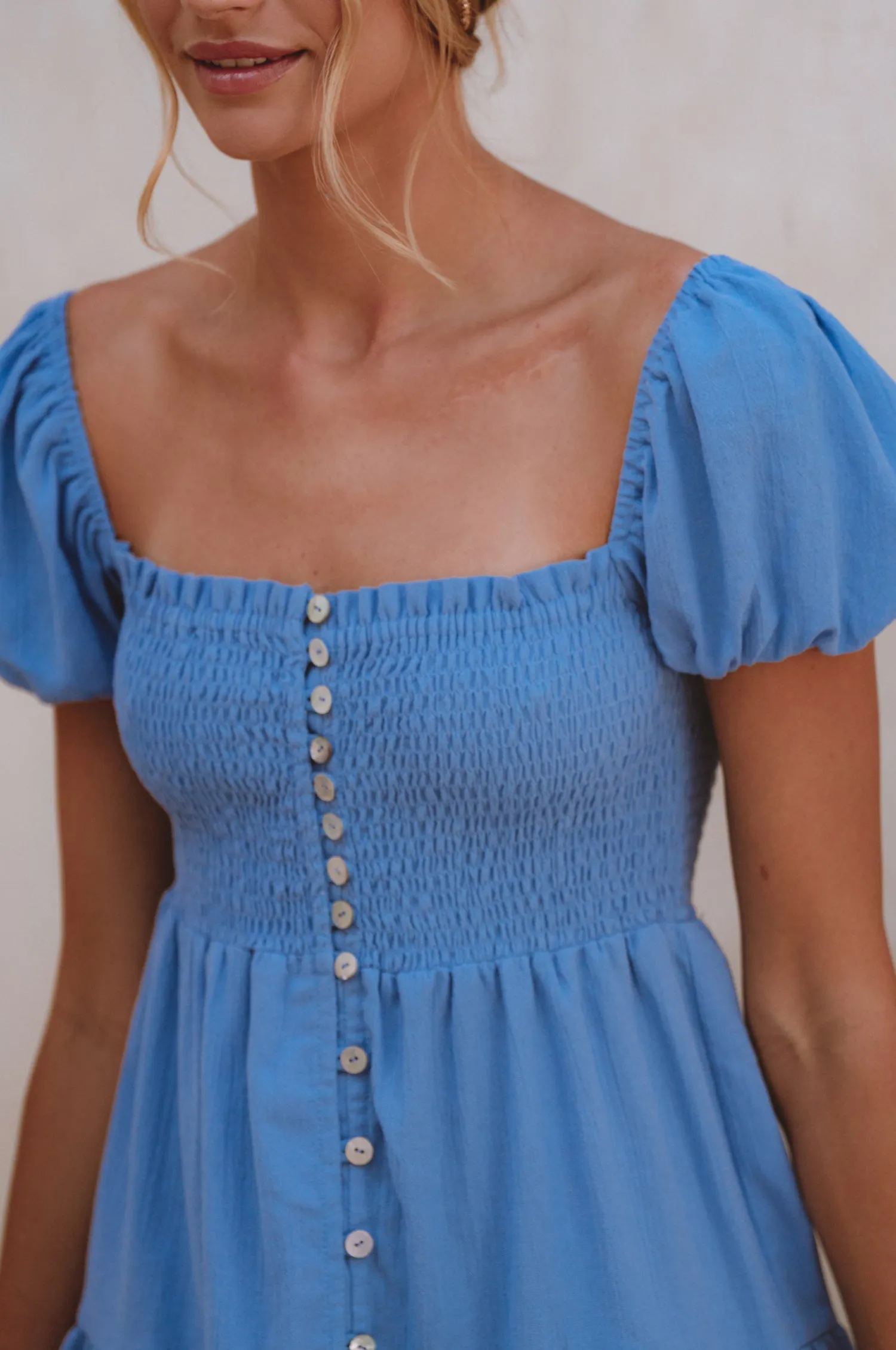 Catalina Linen Mini Dress – Effortless Charm & Timeless Comfort