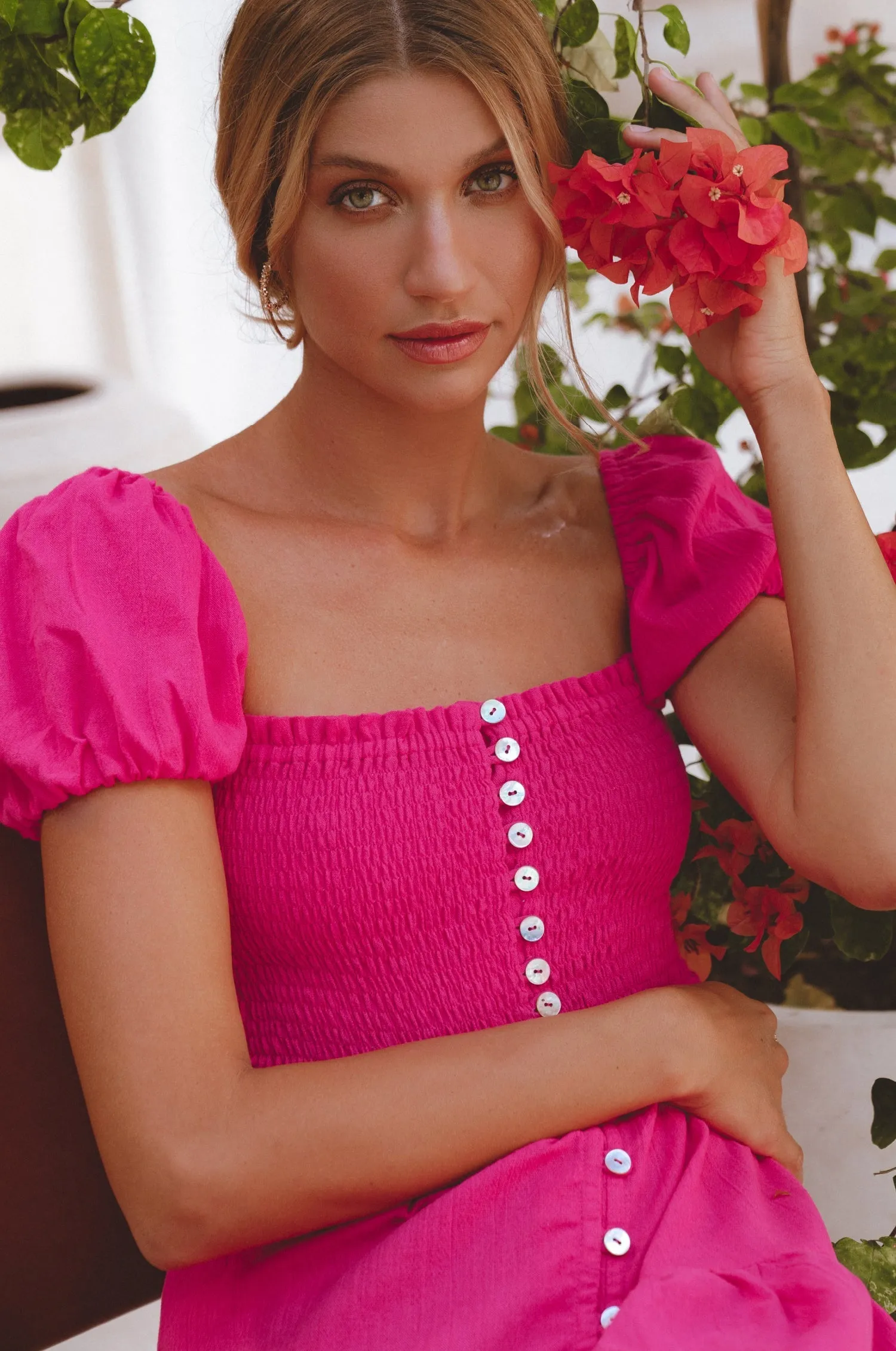Catalina Linen Mini Dress – Effortless Charm & Timeless Comfort