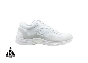 Chanel Low Top CC Sneaker “White Suede”