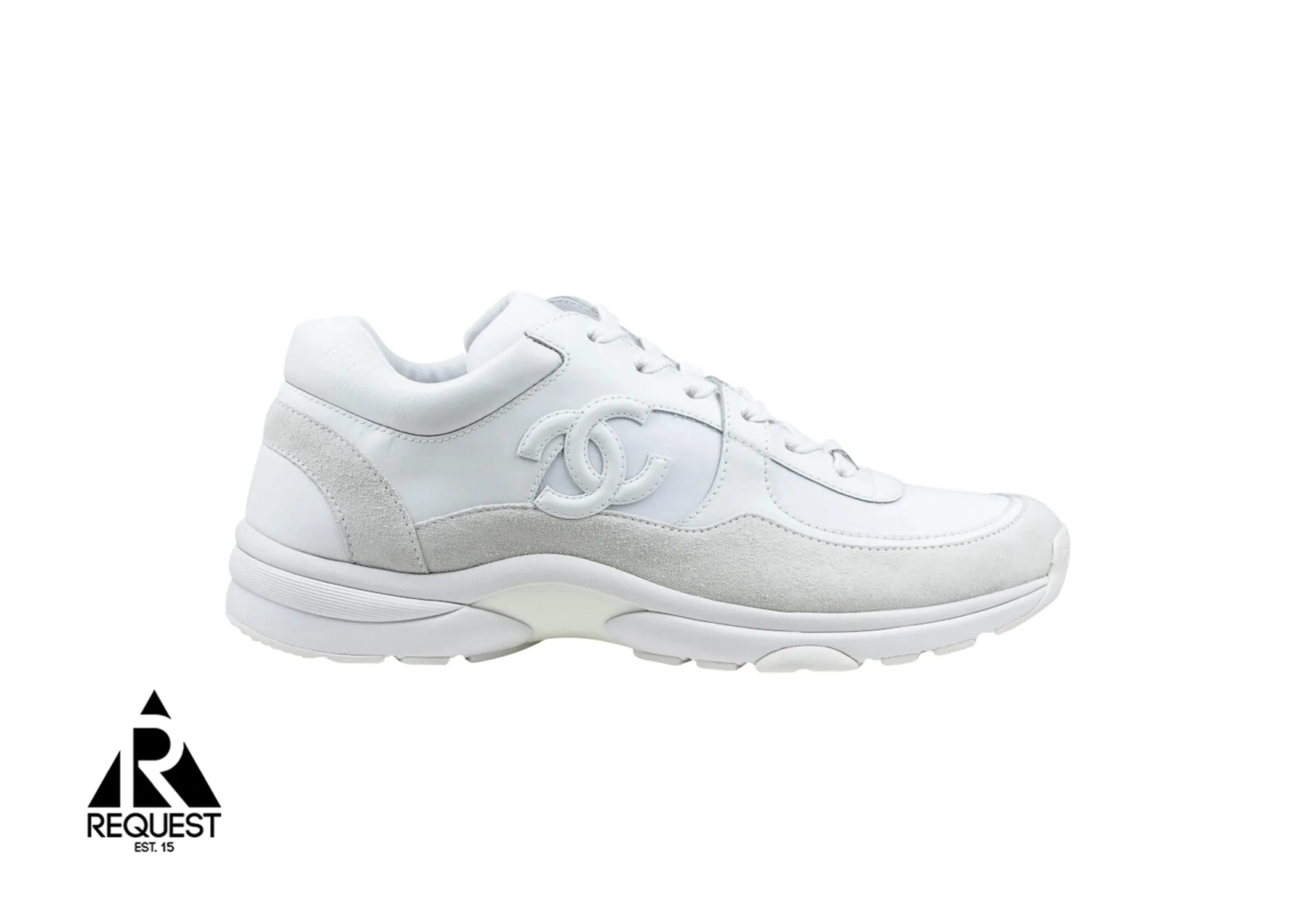 Chanel Low Top CC Sneaker “White Suede”