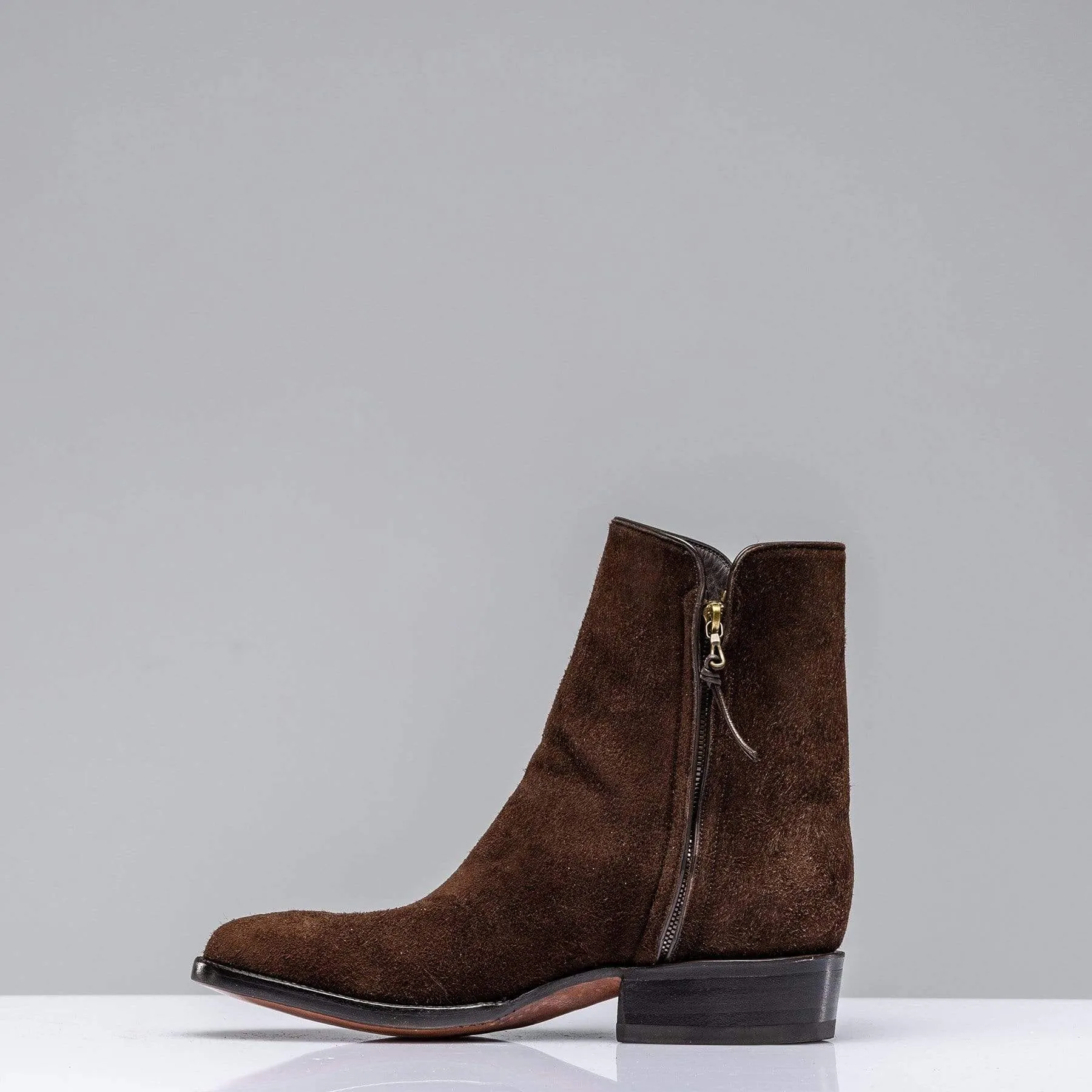 Chocolate Round Toe Zorro