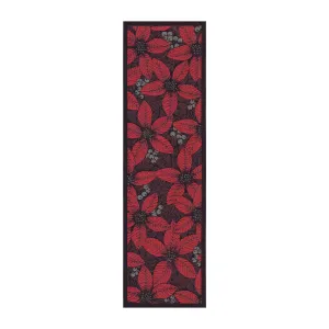 Christmas Flower Table Runner
