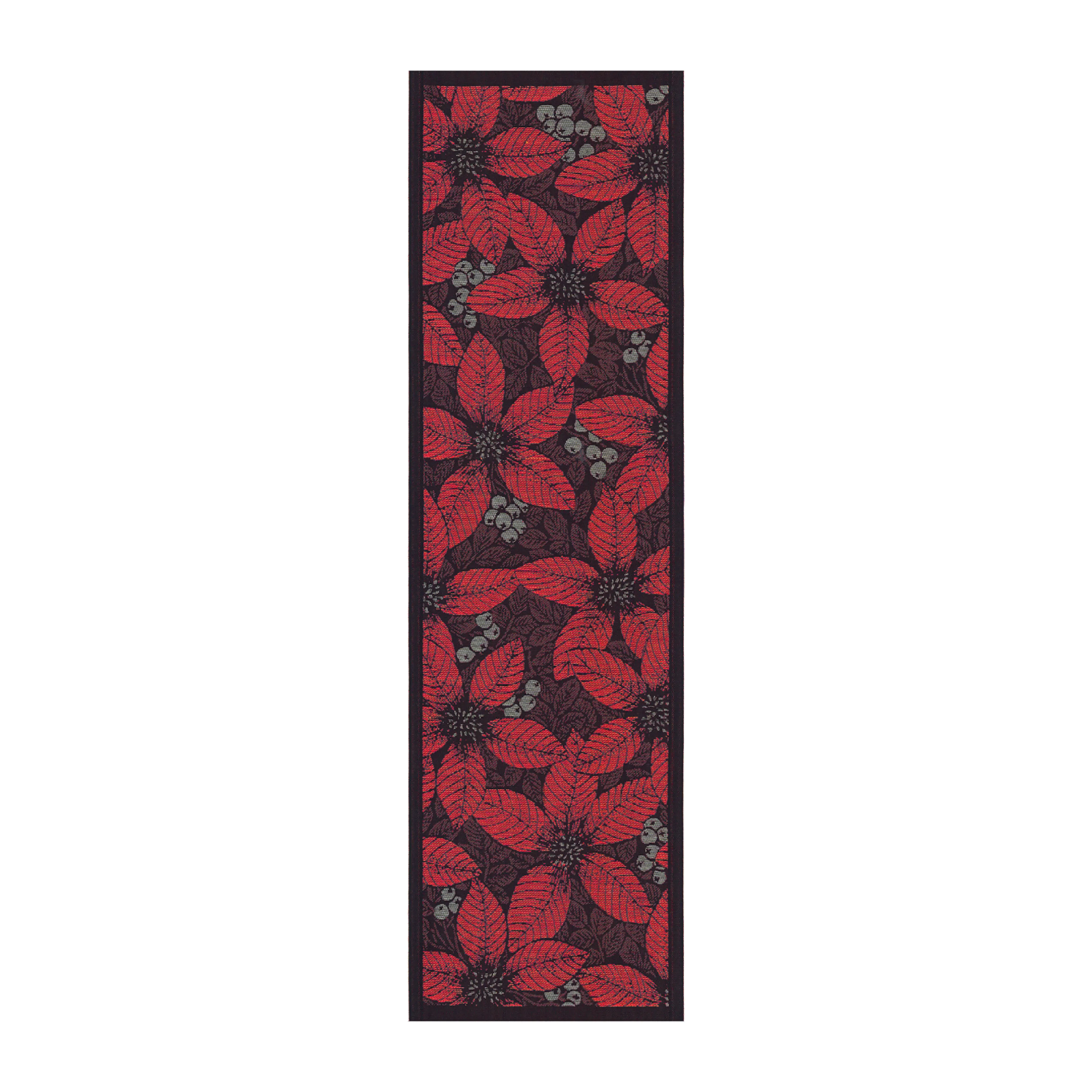 Christmas Flower Table Runner