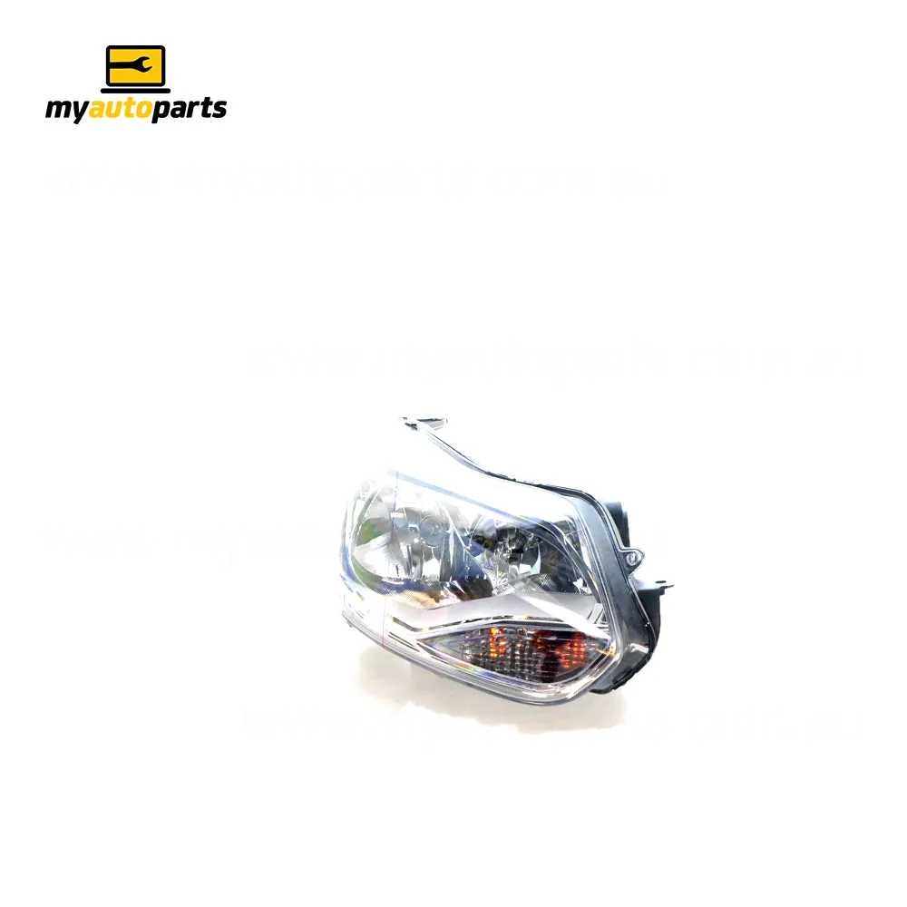 Chrome Head Lamp Drivers Side Genuine Suits Ford Focus LW 2011 to 2012