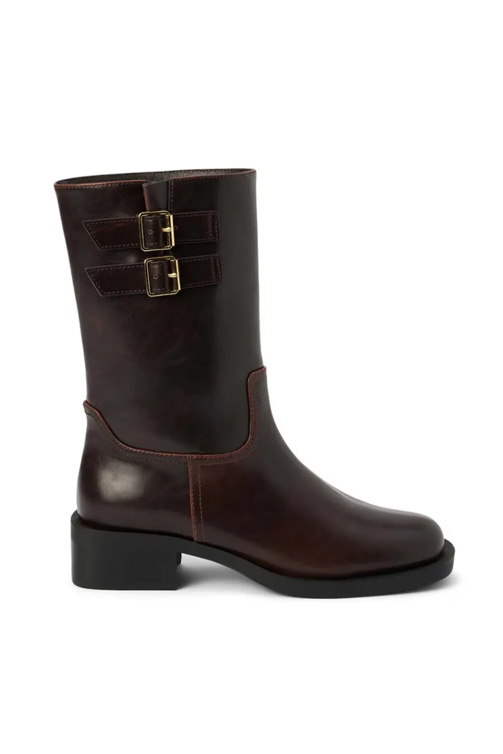 Coconuts by Matisse Basil Moto Boots for Women in Café Dark Brown | BASIL-CAFÉ