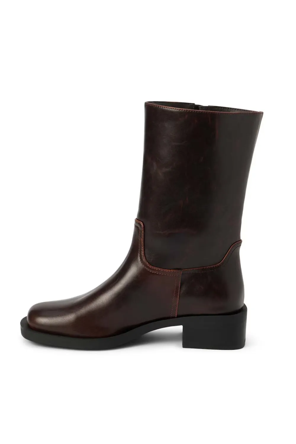 Coconuts by Matisse Basil Moto Boots for Women in Café Dark Brown | BASIL-CAFÉ