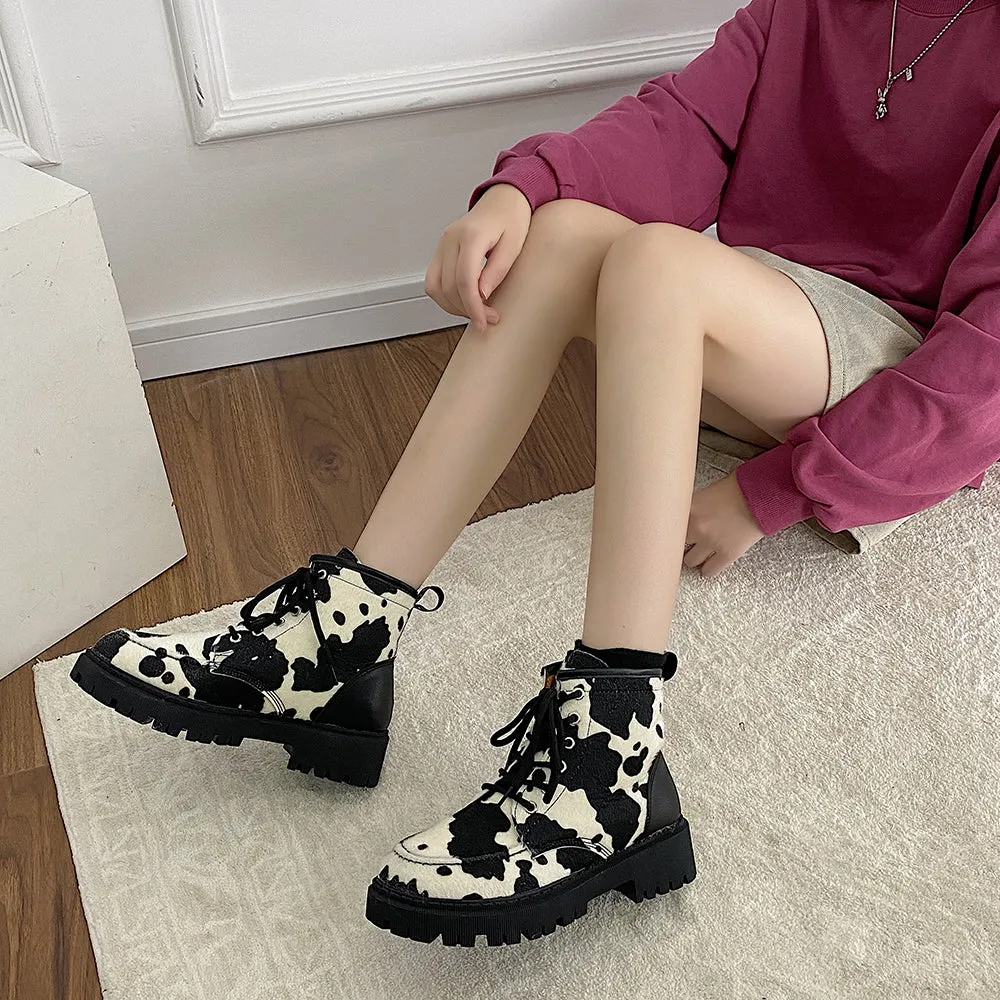 Cow Martin boots KF81735