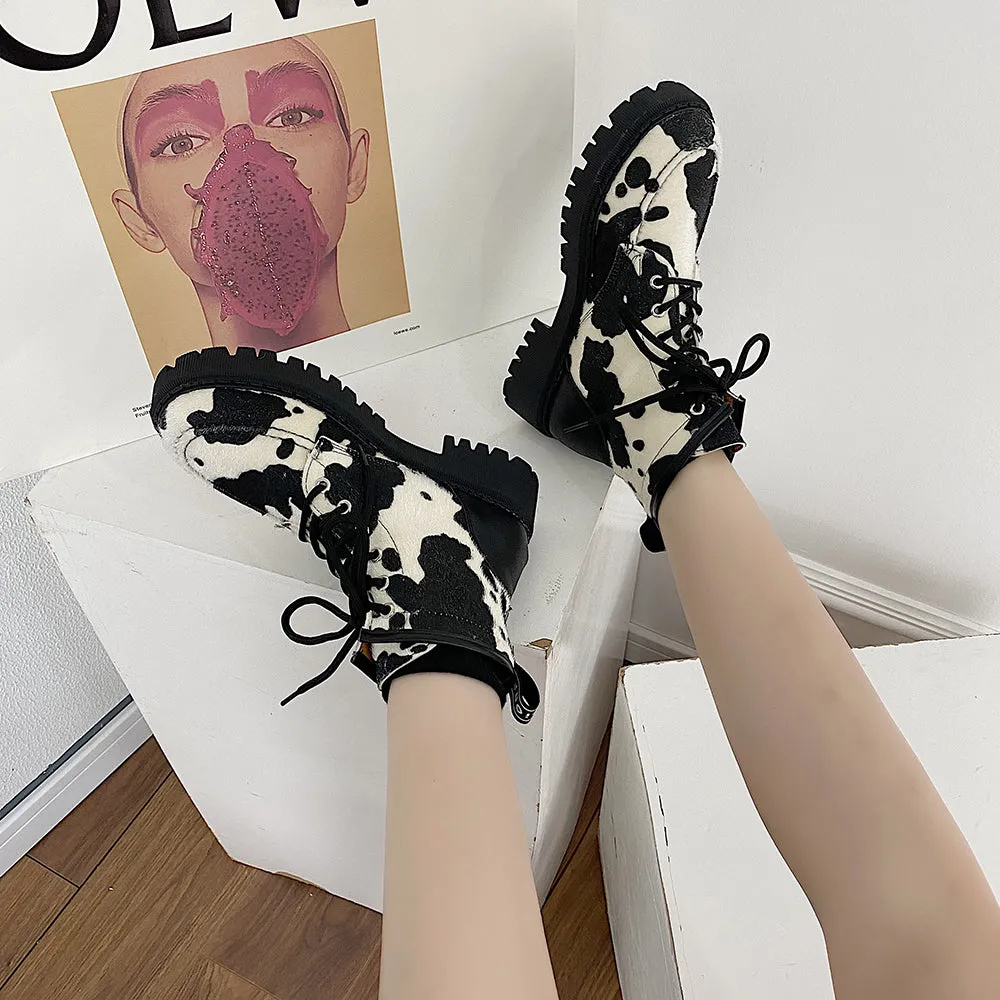Cow Martin boots KF81735