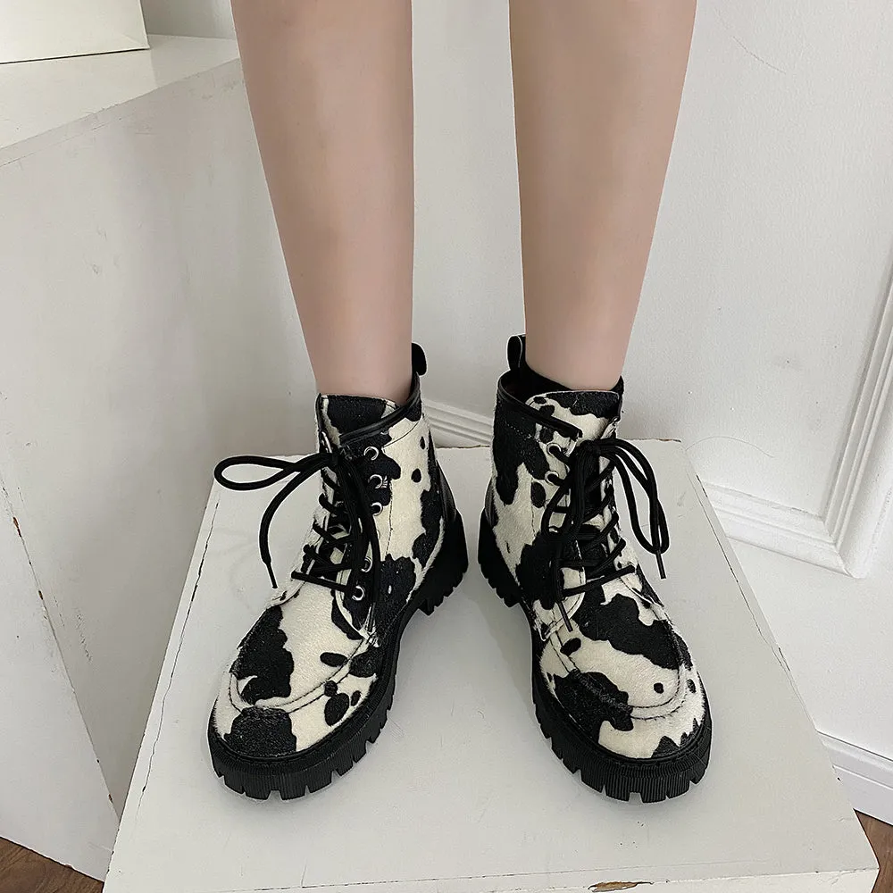 Cow Martin boots KF81735