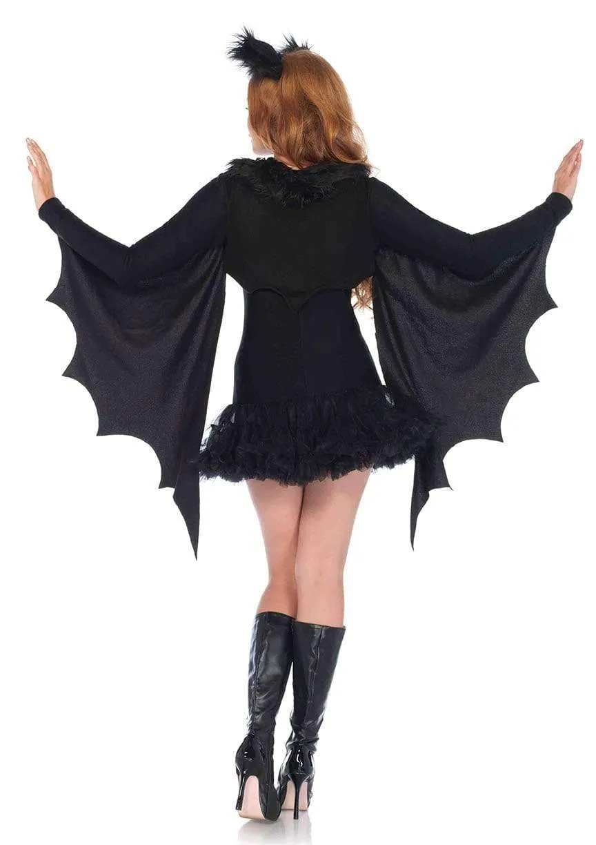 Cozy Bat Wing Shrug and Ear Set