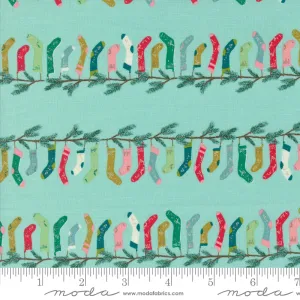 Cozy Wonderland, Stocking Stripe in Icicle