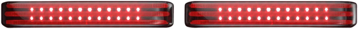 Custom Dynamics PB-SBSEQ-SS8-BS Probeam Sequential LED Saddlebag Light - Gloss Black With Smoke Lens