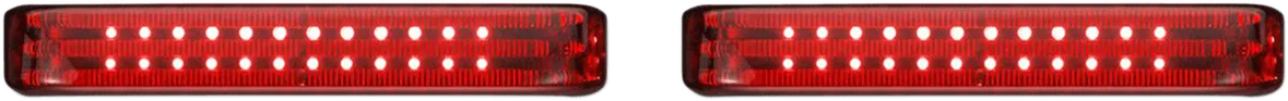 Custom Dynamics PB-SBSEQ-SS8-BS Probeam Sequential LED Saddlebag Light - Gloss Black With Smoke Lens