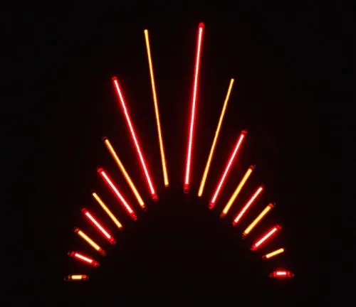 Custom Dynamics TruFLEX Professional-Grade LED Lighting Strip - 115 LED (14.60in. L) - Red/Red TF115R