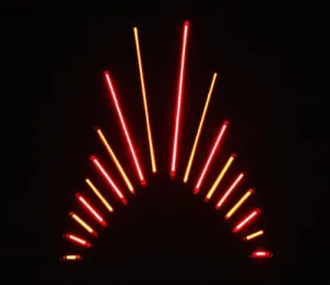 Custom Dynamics TruFLEX Professional-Grade LED Lighting Strip - 115 LED (14.60in. L) - Red/Red TF115R