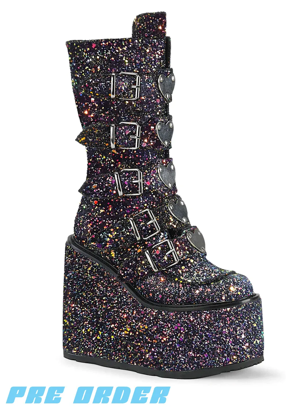 DEMONIA SWING-230G - MULTI BLACK GLITTER ✰ PRE ORDER ✰