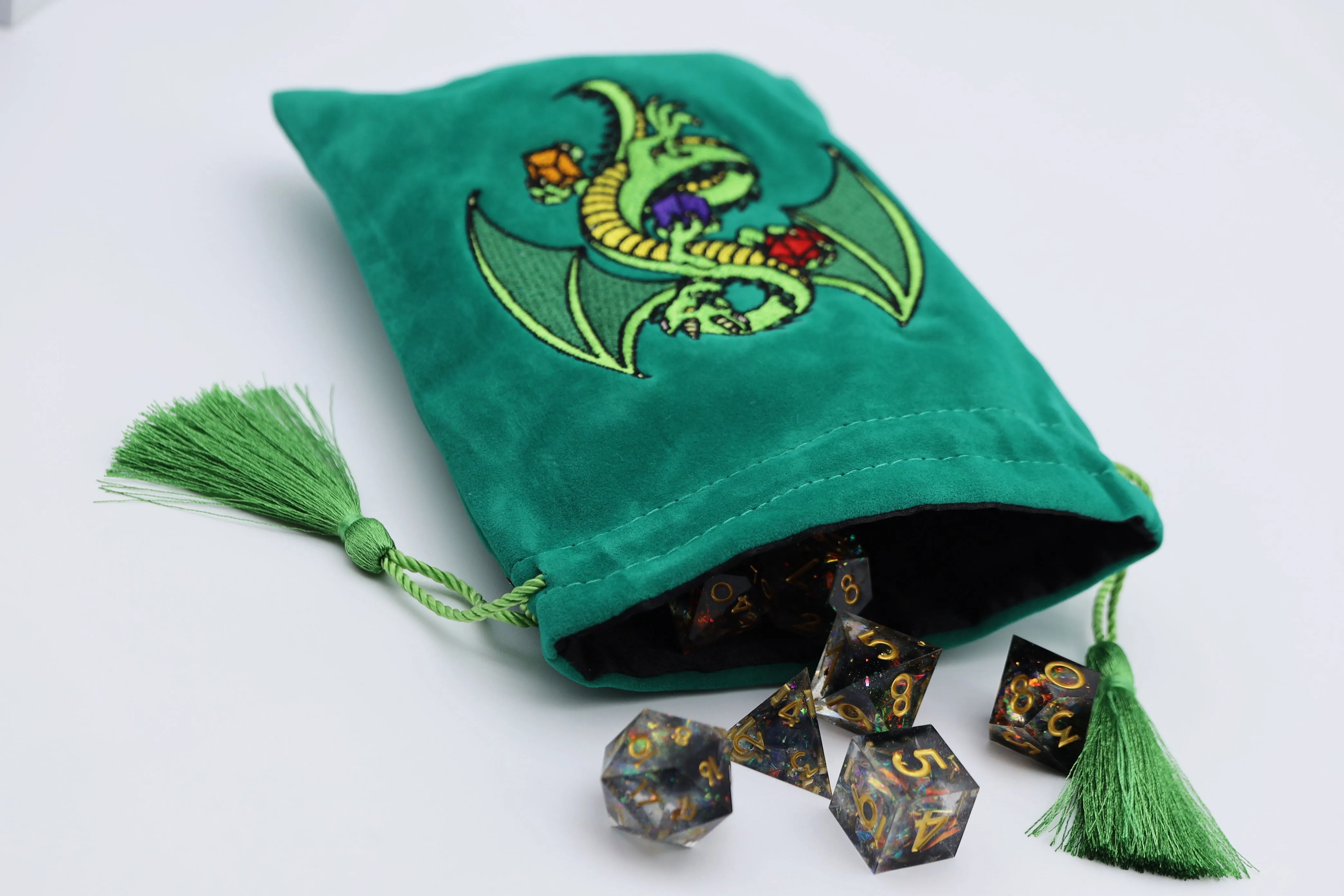 Dice Bag - Green Dragon