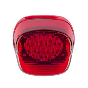 Eagle Lights Flashing Strobe Layback LED Tail Brake Light Kit for Harley Davidson - No Window