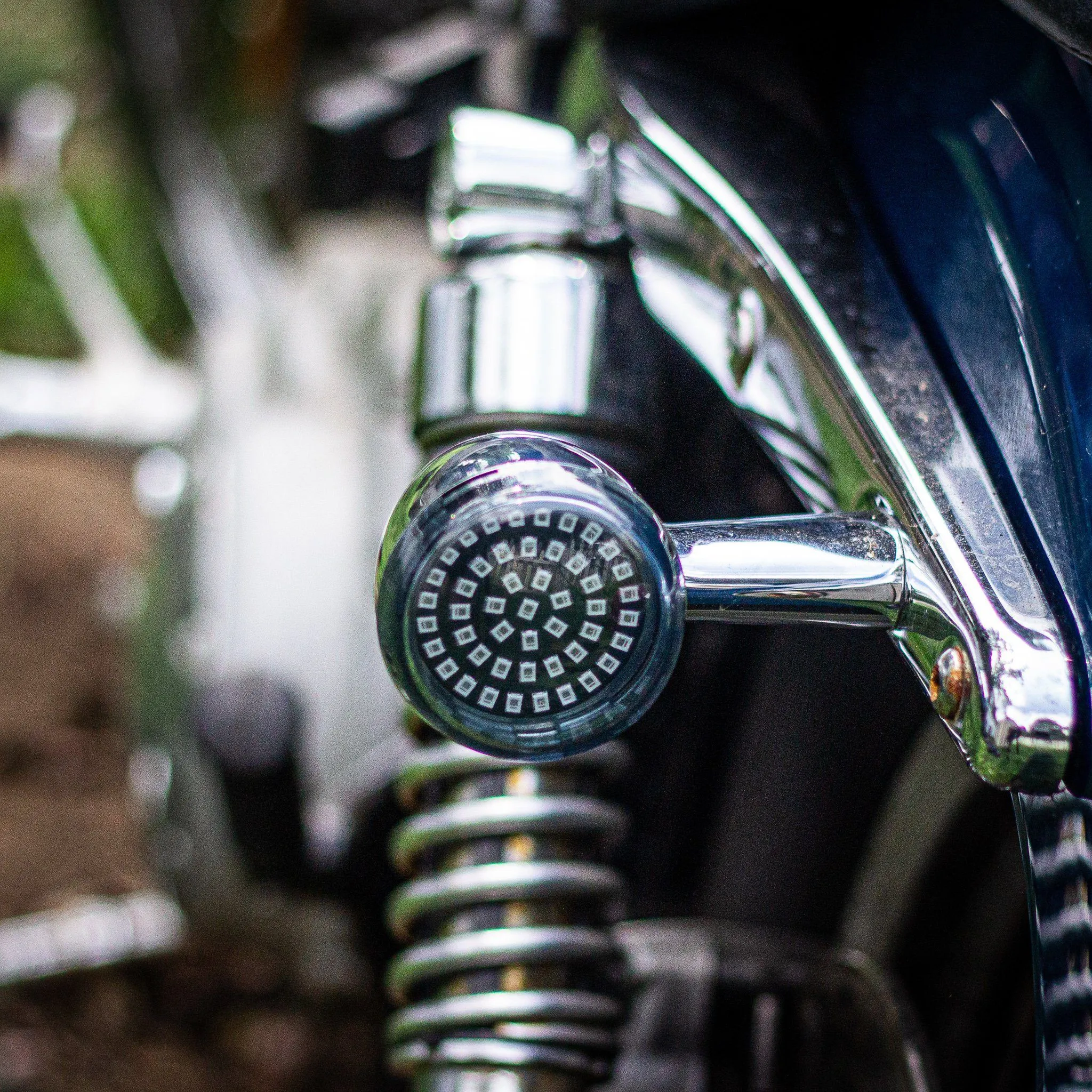 Eagle Lights Midnight Edition Rear LED Turn Signals, Running Lights and Strobing Brake Lights for Harley Davidson Motorcycle