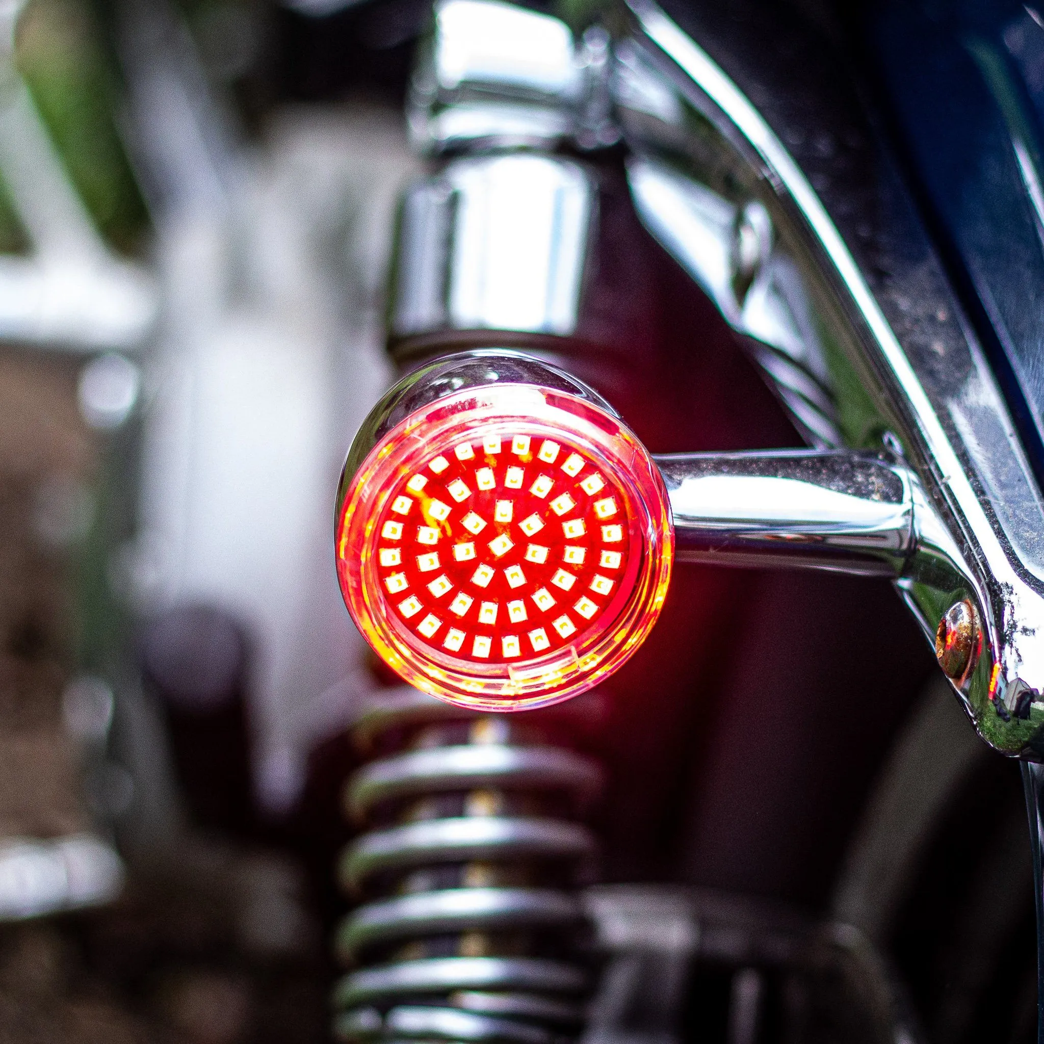 Eagle Lights Midnight Edition Rear LED Turn Signals, Running Lights and Strobing Brake Lights for Harley Davidson Motorcycle