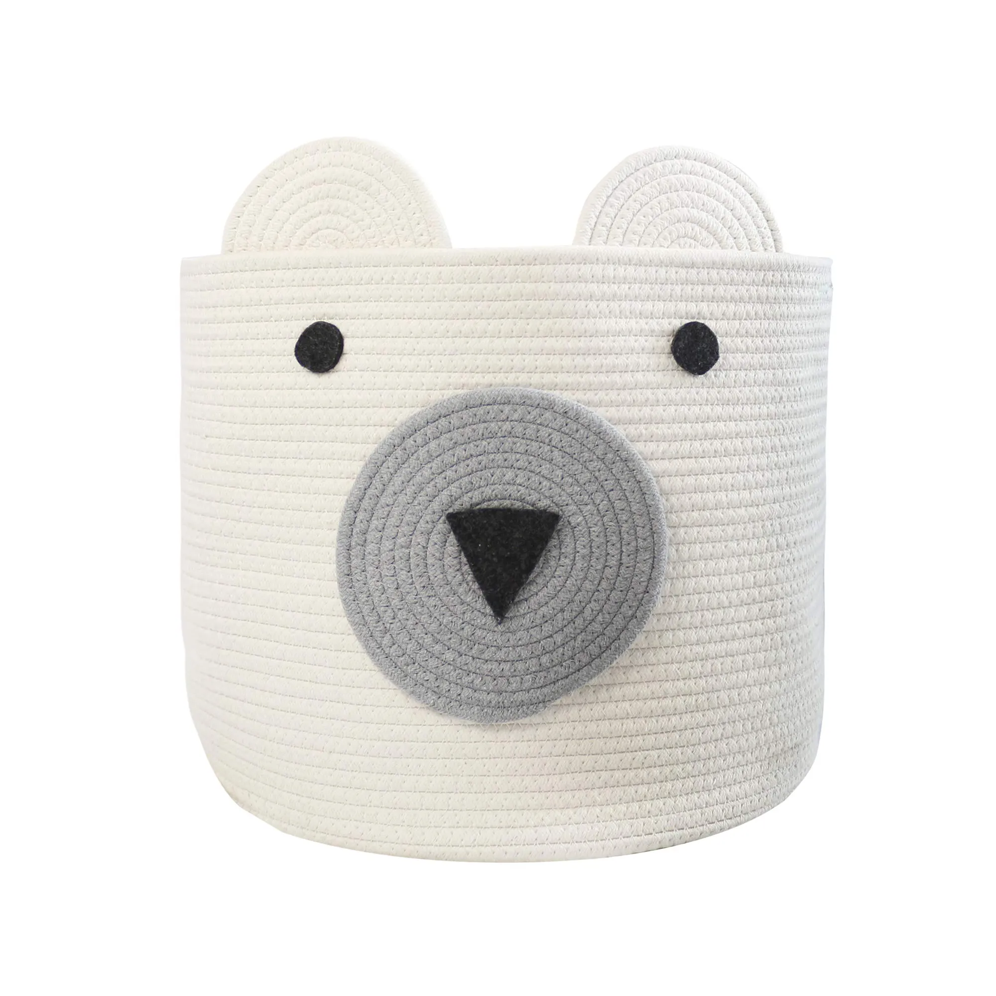 Ecolysium Cotton Woven Rope Basket - Bear